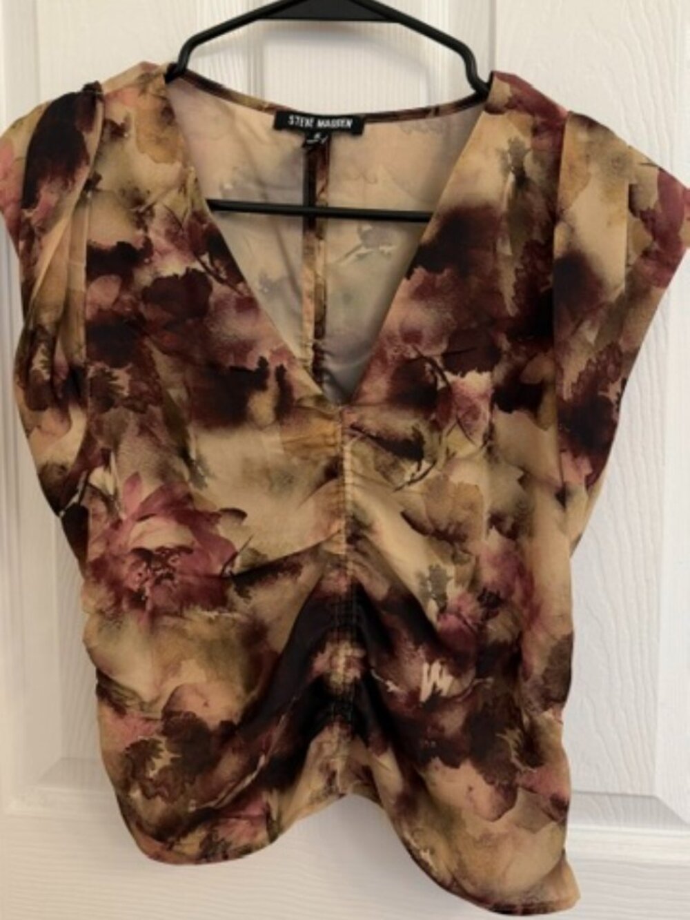 Steve Madden HONEY TOP AUTUMN MAUVE Size Small NWOT - Picture 2 of 6